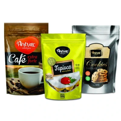 Embalagem Metalizada Com Zip