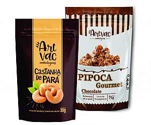 Embalagem com fecho zip Embalagem com fecho zip