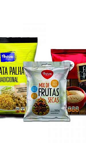 Embalagem metalizada para alimentos